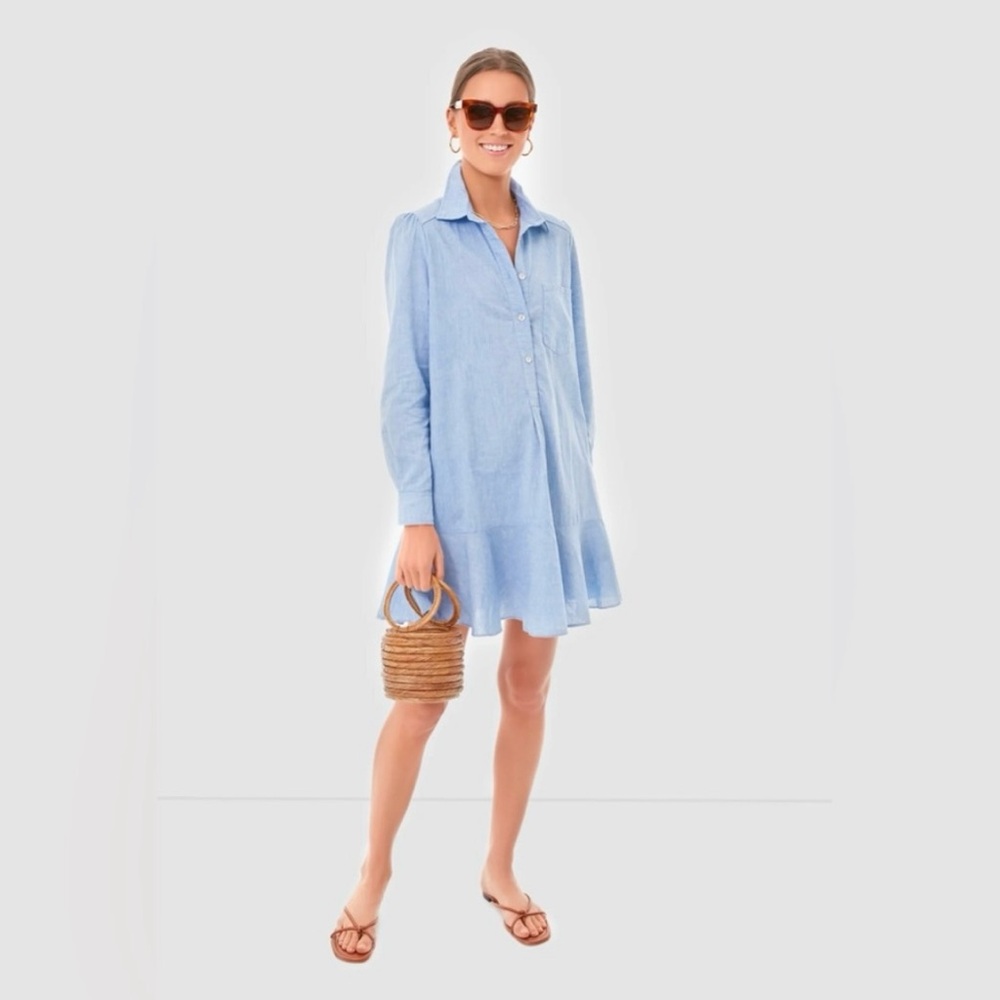 Tuckernuck Chambray Callahan Shirt Dress Sz L